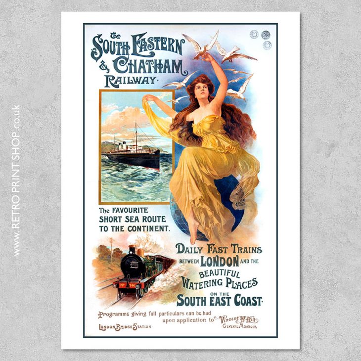 Soth East Coast Railway Poster