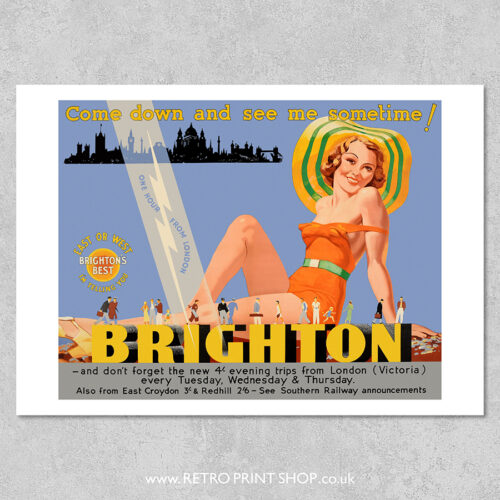 Brighton Railway Poster