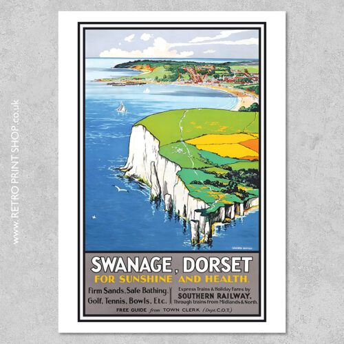 Sothern Railway Swanage Poster